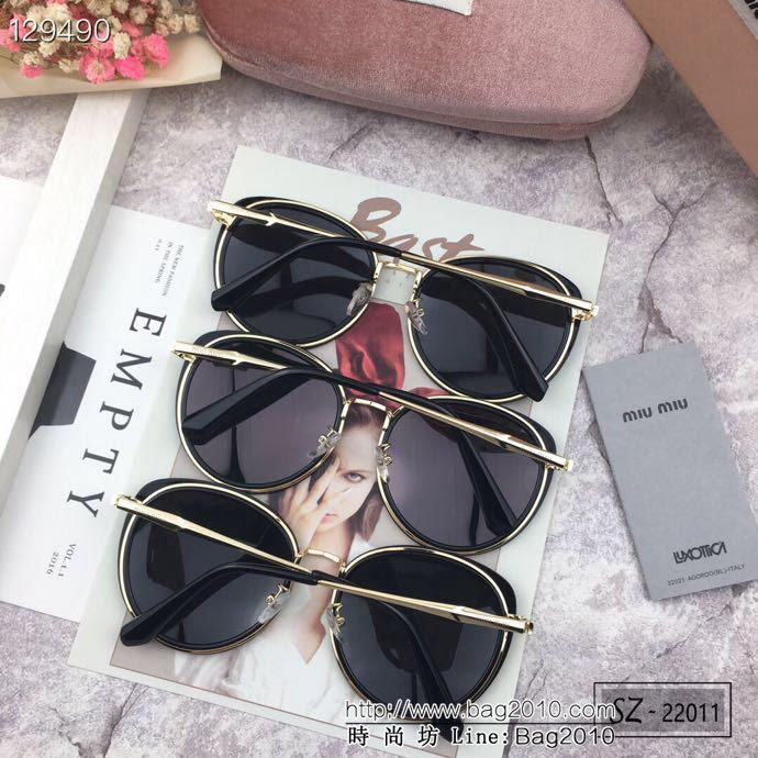 MIUMIU繆繆 2019新款太陽鏡 減輕強光負擔 遮擋有害光線防輻射 出行旅遊必備品 22011  lly1460